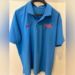 Ole Miss powder blue pullover